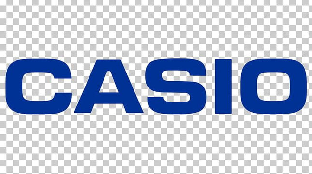 CASIO logo on a light checkered background