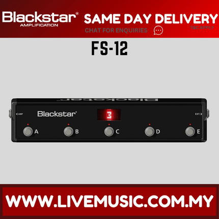 Blackstar FS-12 Footswitch for ID:Core 100/150 ( FS12/FS 12)
