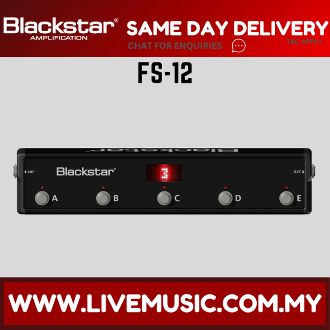 Blackstar FS-12 Footswitch for ID:Core 100/150 ( FS12/FS 12)
