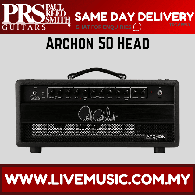 PRS Archon 50W Valve Amplifier Head