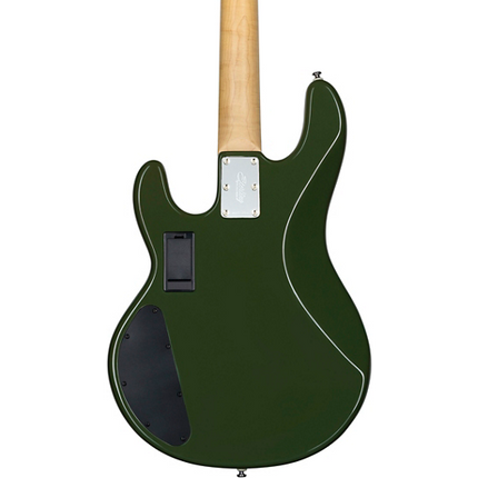 Sterling Ray4HH Stingray 4-String Electric Bass Guitar Maple Fretboard - Olive (Ray4 HH/Ray4)