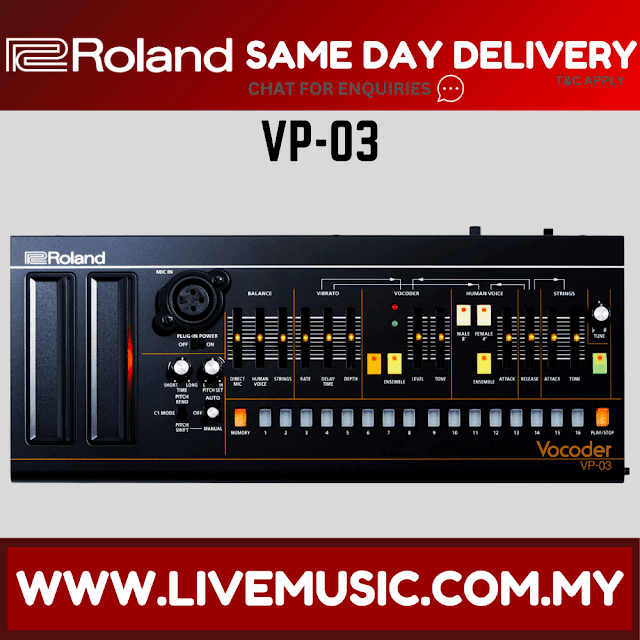 Roland VP-03 Boutique Series Portable Vocoder (VP03/VP 03)