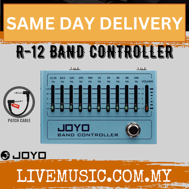 Joyo R-12 10 BAND CONTROLLER Equalizer Electric Guitar Effect Pedal ( R12 / R 12 )