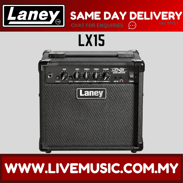 Laney LX15 15 watt Electric Guitar Amplifier (LX-15/LX 15)
