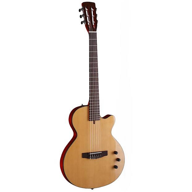 Cort Sunset Nylectric Guitar Jatoba Fretboard with Gig Bag - Natural Glossy