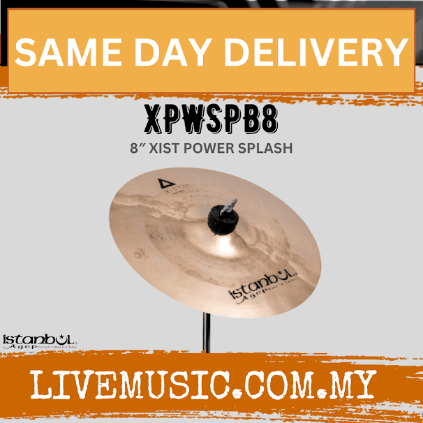 Istanbul Agop XPWSPB8 8" Xist Power Splash Cymbal (XPWSPB 8/XPWSPB-8)