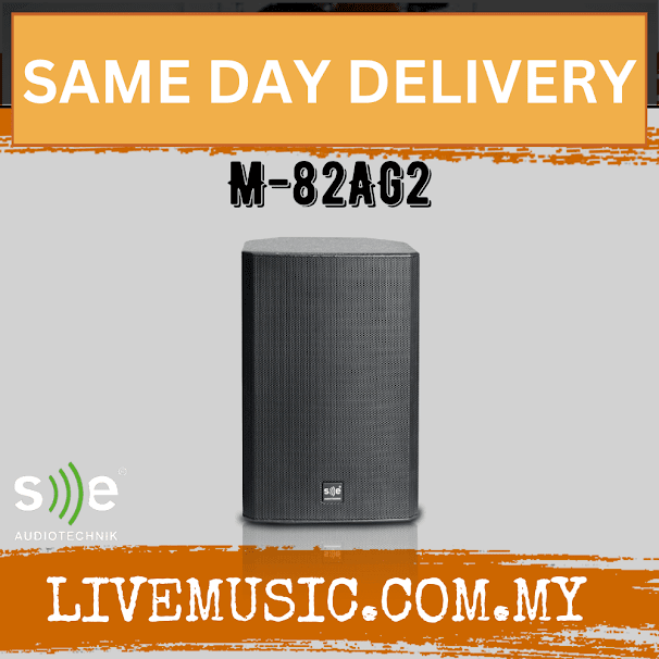 SE Audiotechnik M-82AG2 8" Two Way Active Loudspeaker (M82A M 82A)
