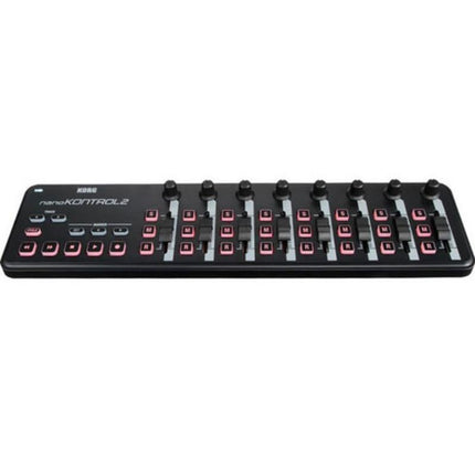 Korg nanoKontrol2 - Slim Line USB Controller, Black (nanoKontrol-2/nanoKONTROL2)