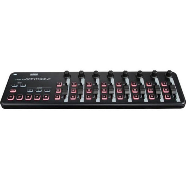 Korg nanoKontrol2 - Slim Line USB Controller, Black (nanoKontrol-2/nanoKONTROL2)