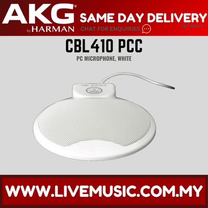 AKG CBL 410 PCC Conference & VoIP Microphone - White (CBL-410/CBL410)