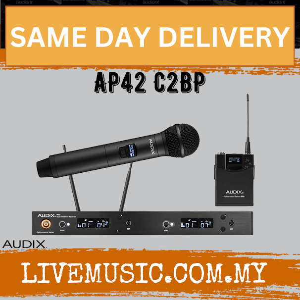 Audix AP42 C2BP Combo Wireless Microphone System ( AP42-C2BP / AP42 C2BP )