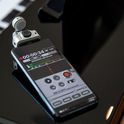 Zoom IQ7 Rotating Mid Side Stereo Capsule Mic Microphone Lightning Connector For IOS (IQ 7/IQ-7)