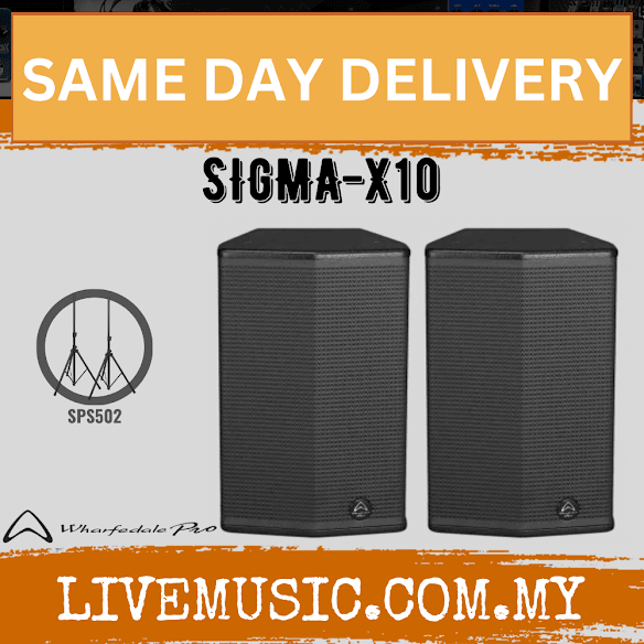 Two black 10-inch installation loudspeakers, front view with mesh grille
