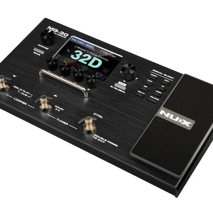 Nux MG-30 Versatile Amp Modeler Multi-Effects Pedal with Impulse Response (MG30/MG 30)