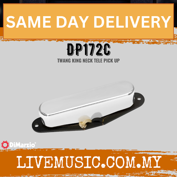 DiMarzio DP172C Twang King Neck Telecaster Pickup - Chrome (DP172)