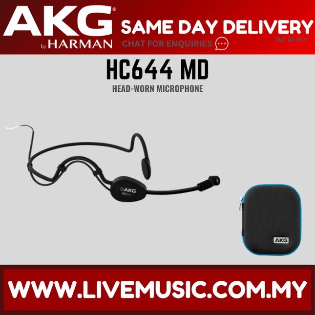 AKG HC644 Head-Worn Microphone (HC644-MD HC644 MD)