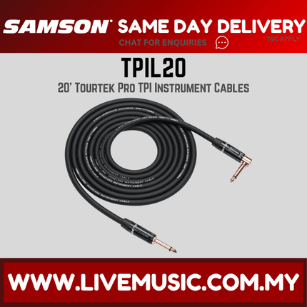 Samson Tourtek Pro TPIL20 Instrument Cables ( TPIL20 / TPIL20 )