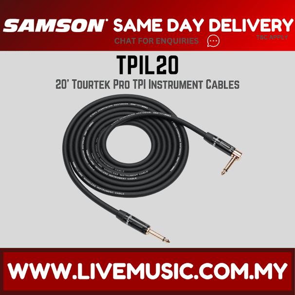Samson Tourtek Pro TPIL20 Instrument Cables ( TPIL20 / TPIL20 )