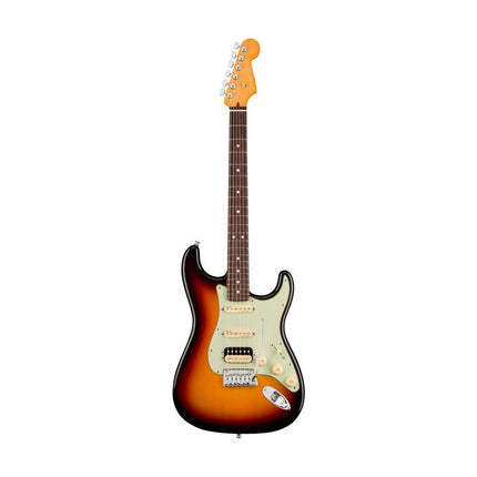 Fender American Ultra HSS Stratocaster Electric Guitar, Rosewood Fretboard with FREE Elite Moulded Case - Ultraburst