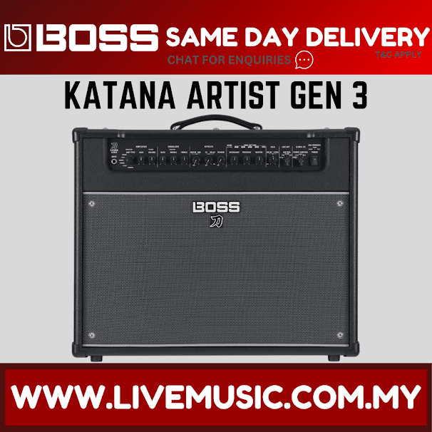 Boss Katana Artist Gen 3 1 x 12-inch 100-watt Combo Amplifier (KATANA-ARTIST/KTN-ARTIST-G3 / MK3 )