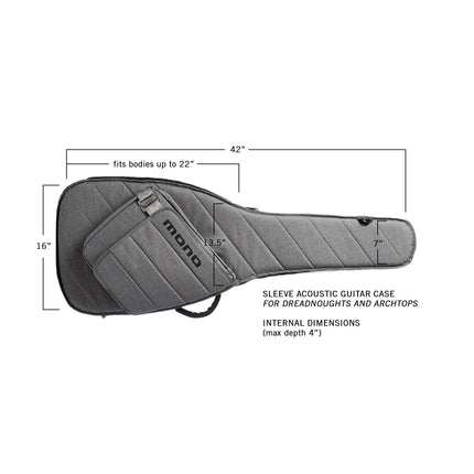 MONO M80 Sleeve Acoustic Guitar Case - Ash (M80-SAD-ASH)