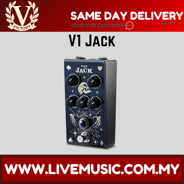Victory V1 Jack Guitar Effects Pedal ( V1-Jack / V1Jack )
