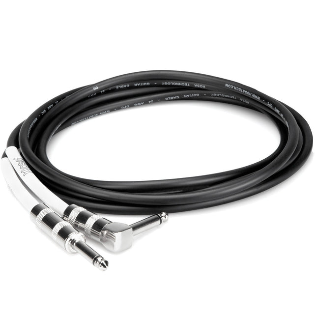 Hosa GTR-215R Guitar Cable, Right Angled, 15ft (GTR215R/GTR 215R)
