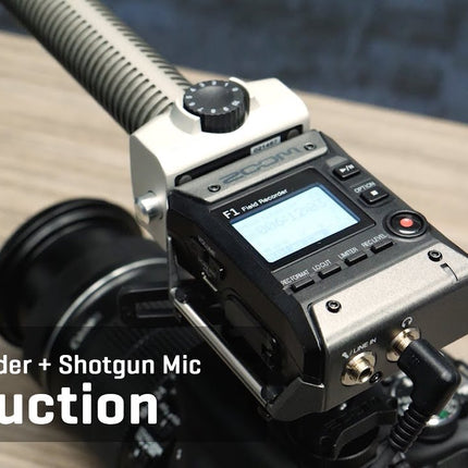 Zoom F1-SP Field Recorder And Shotgun Microphone Mic ( F1SP / F1 SP )
