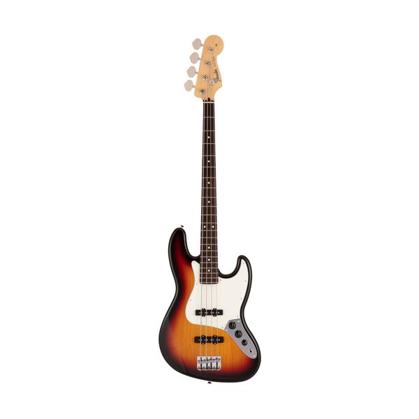 Fender Japan Hybrid II Jazz Bass Guitar, Rosewood Fretboard with Gig Bag - 3-Color Sunburst