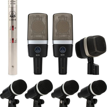 AKG Drum Set Premium Reference Drum Microphone Set (Drumset Premium)