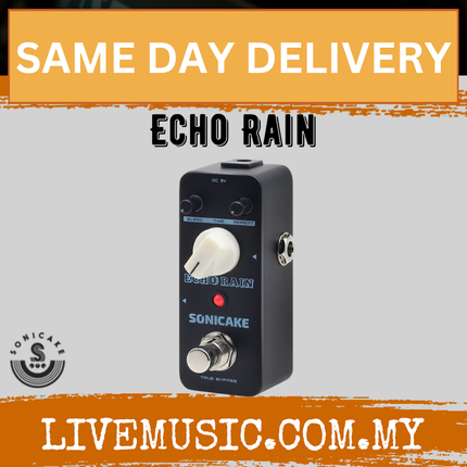 Sonicake QSS-03 Echo Rain Analog-Style Hybrid Delay Guitar Pedal ( QSS03 QSS 03 )