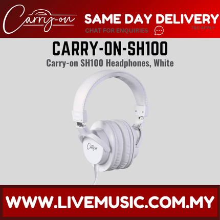 Blackstar Carry-on SH-100 Folding Headphones – White