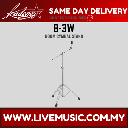 Kadenza B-3W Cymbal Boom Stand For Drum Set (B3W B 3W)