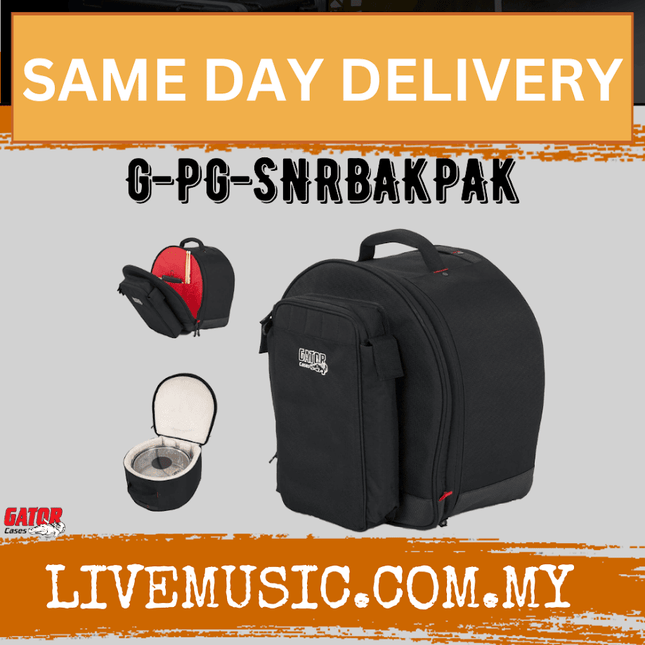 Gator Pro-Go Ultimate Snare Drum Backpack ( G PG SNRBAKPAK / GPGSNRBAKPAK )