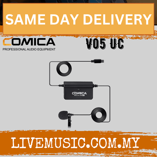 Comica Audio SIG.LAV V05 UC Multi-functional Single Lavalier Microphone (V05 UC)