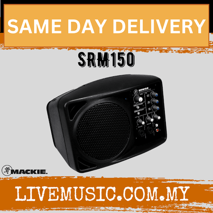Mackie SRM150 150W 5.25 inch Compact Powered PA System (SRM 150/SRM-150)