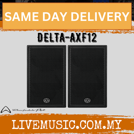 Wharfedale DELTA-AXF12 Active Speaker With Speaker Stand And Cables - Each / Pair (DELTAAXF12/DELTA AXF12)