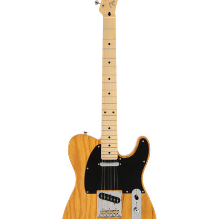 Fender Japan Hybrid II Telecaster Electric Guitar, Maple Fretboard with Gig Bag - Vintage Natural