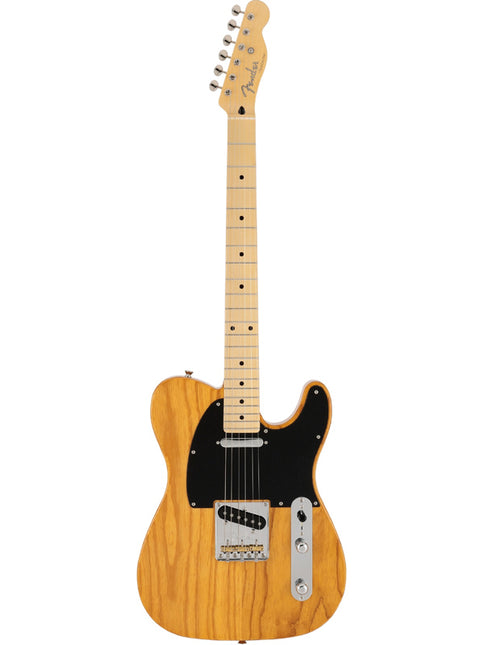 Fender Japan Hybrid II Telecaster Electric Guitar, Maple Fretboard with Gig Bag - Vintage Natural
