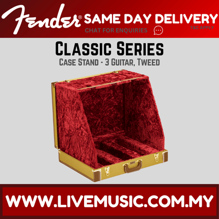 Fender Classic Series Case Stand for 3 Guitars - Tweed