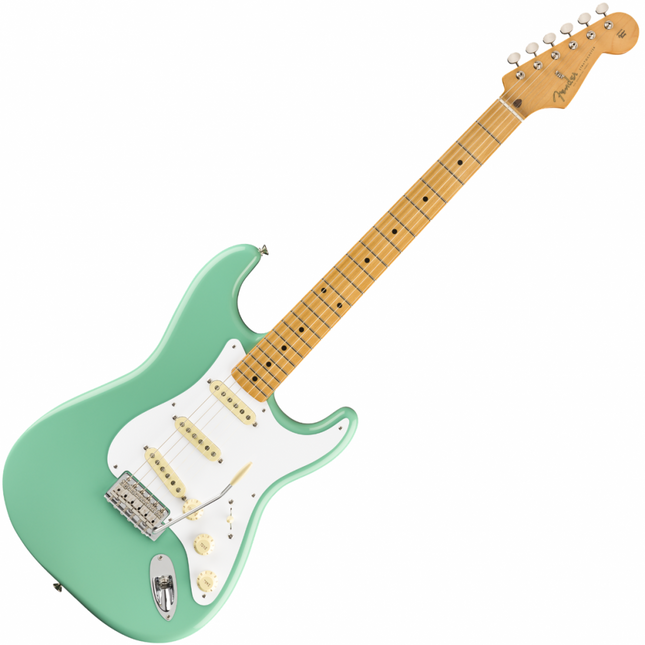 Fender Vintera 50s Stratocaster Electric Guitar, Maple Fretboard with Bag - Sea Foam Green