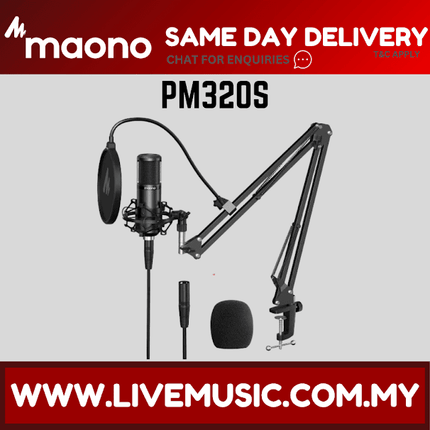 Maono PM320S Studio Condenser XLR Microphone ( PM-320S PM 320S )