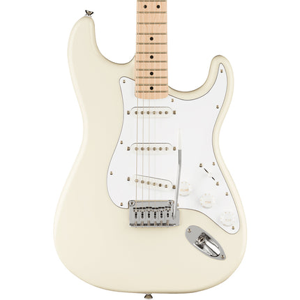 Squier Affinity Series Stratocaster Electric Guitar, Maple Fretboard - Olympic White