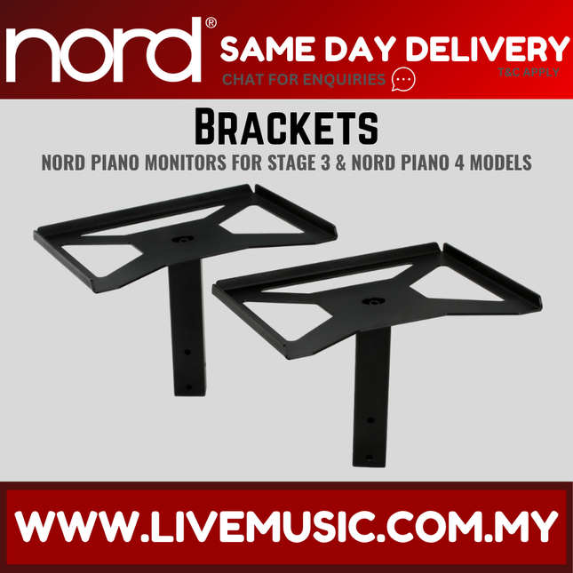 Nord Piano Monitor Brackets for Stage 3 & Nord Piano 4 models