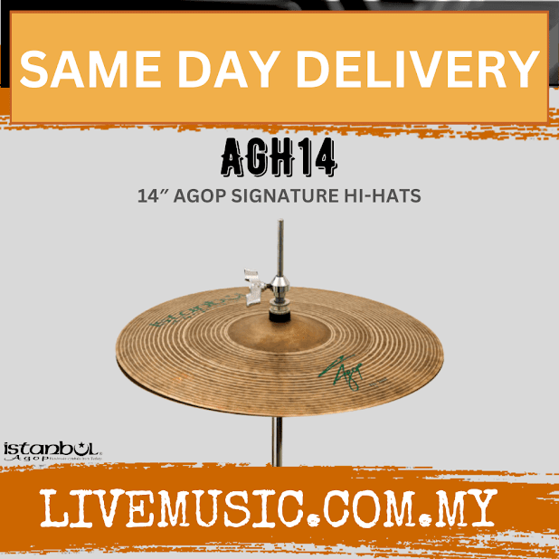Istanbul Agop AGH14 14" Agop Signature Hi-Hats Cymbal ( AGH-14 / AGH 14 )