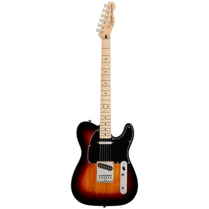 Squier Affinity Series Telecaster Electric Guitar, Maple Fretboard - 3-Color Sunburst