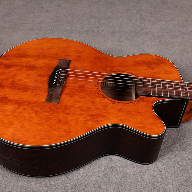 SQOE SQ-G-FGS 40 inch HAND-MADE Solid Top Rosewood Fretboard with Fishman Pickup - Natural (SQ-G/SQGFGS)