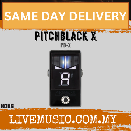 Korg Pitchblack X Custom Pedal Tuner ( PitchblackX / Pitchblack-X / PB-X)