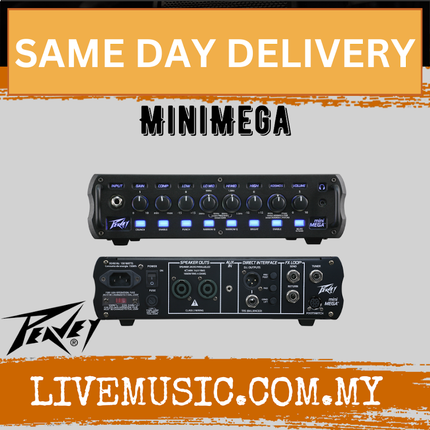 Peavey MiniMega 1000-Watt Lightweight Bass Head (Mini Mega/Mini-Mega)
