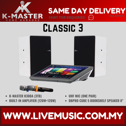 K-Master Classic Family Package Karaoke System Full Set Family KTV w/Jbl Packages ( K300A K19PLUS MK08 K19+ )